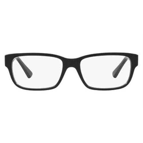 Prada PR Eyeglasses Men Matte Black 56mm
