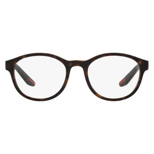 Prada PS Eyeglasses Men Havana Rubber 53mm