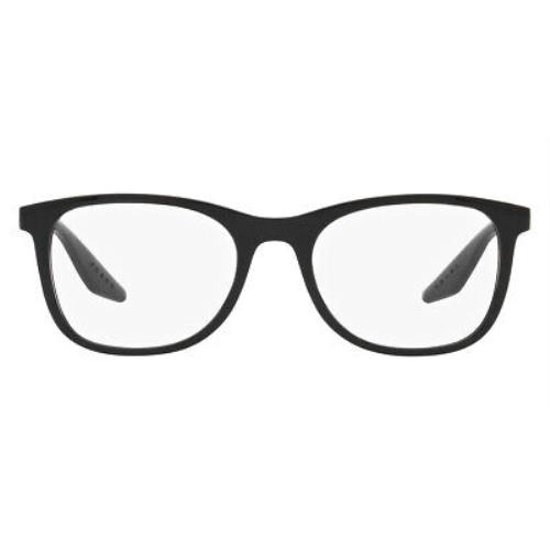 Prada PS 05PV Eyeglasses Men Black Square 53mm
