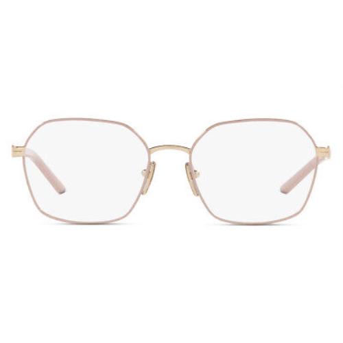 Prada 0PR 55YV Eyeglasses Women Brown Square 53mm