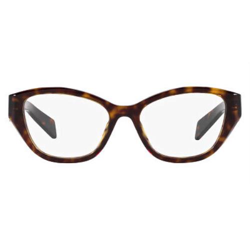 Prada PR Eyeglasses Women Tortoise 53mm