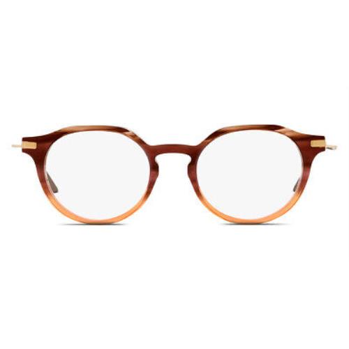 Prada PR 06YV Eyeglasses Men Moro Gradient Amber Wayfarer 51mm