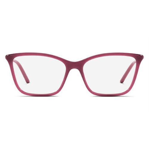 Prada PR 08WV Eyeglasses Women Bordeaux Cat Eye 55mm