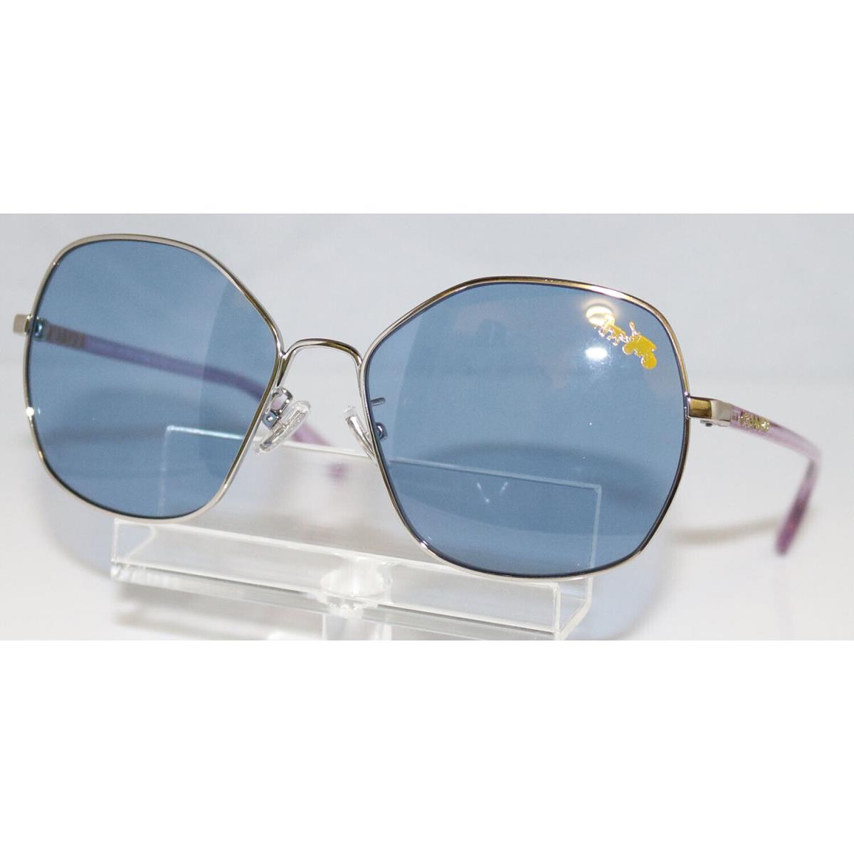 Coach Women`s HC7091 HC/7091 900180 Silver Fashion Square Sunglasses 56mm