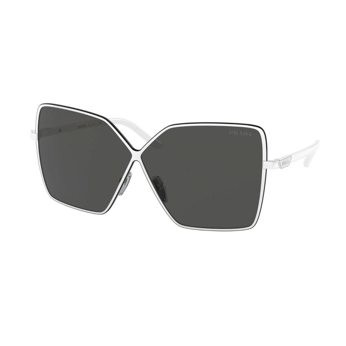 Prada PR 50YS White/dark Grey 461-5S0 Sunglasses