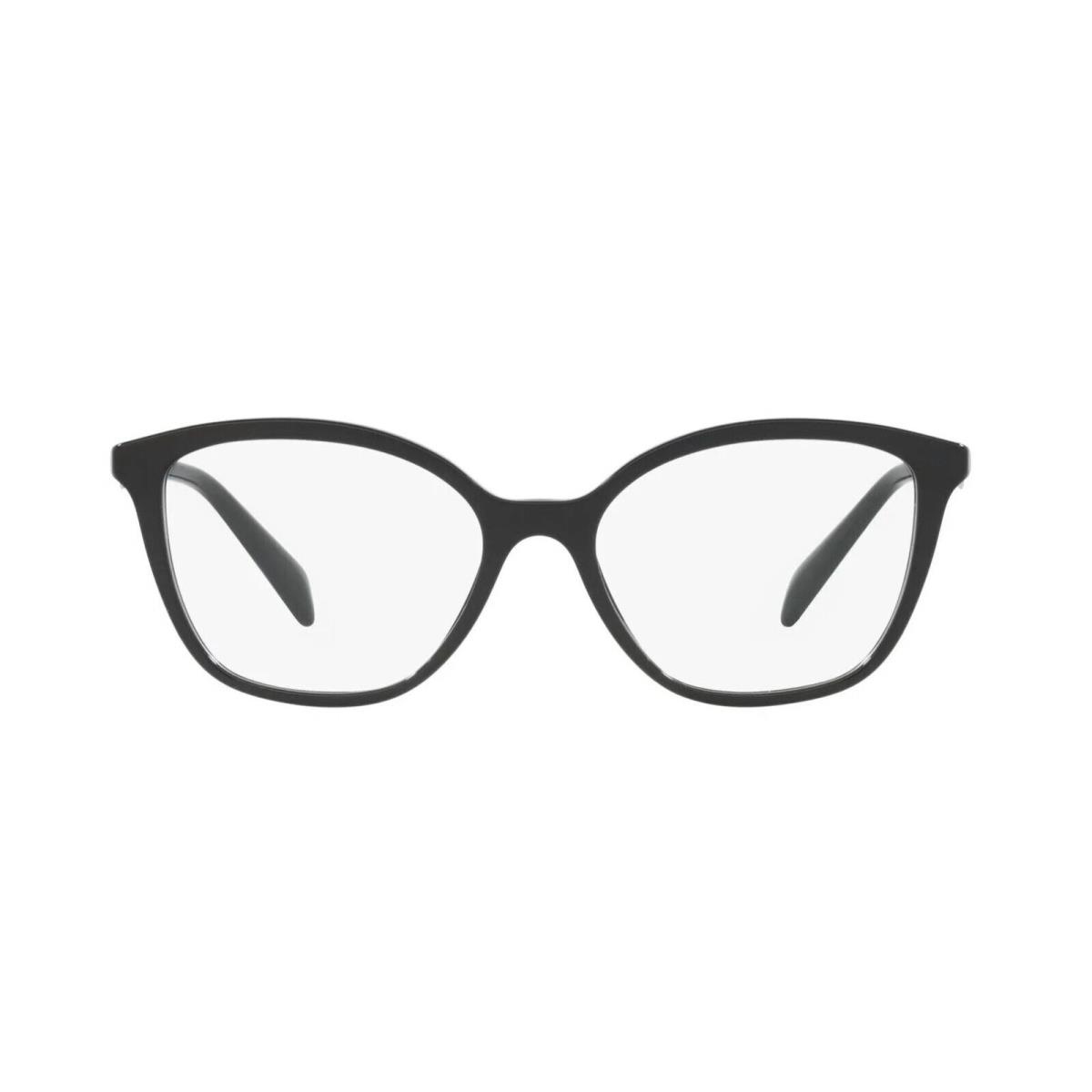 Prada PR 02ZV Black 1AB-1O1 Eyeglasses