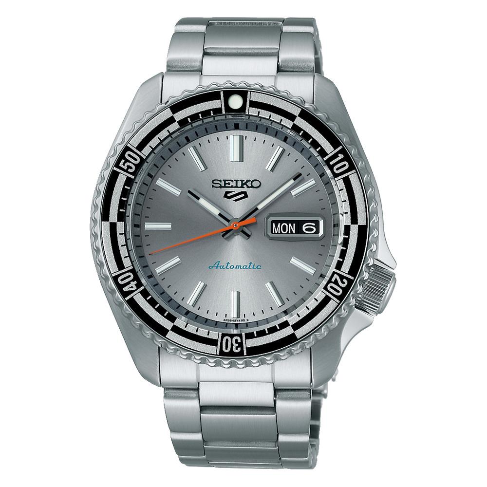 Seiko 5 Sports 55th Anniversary Special Edition Automatic Men`s Watch Silver