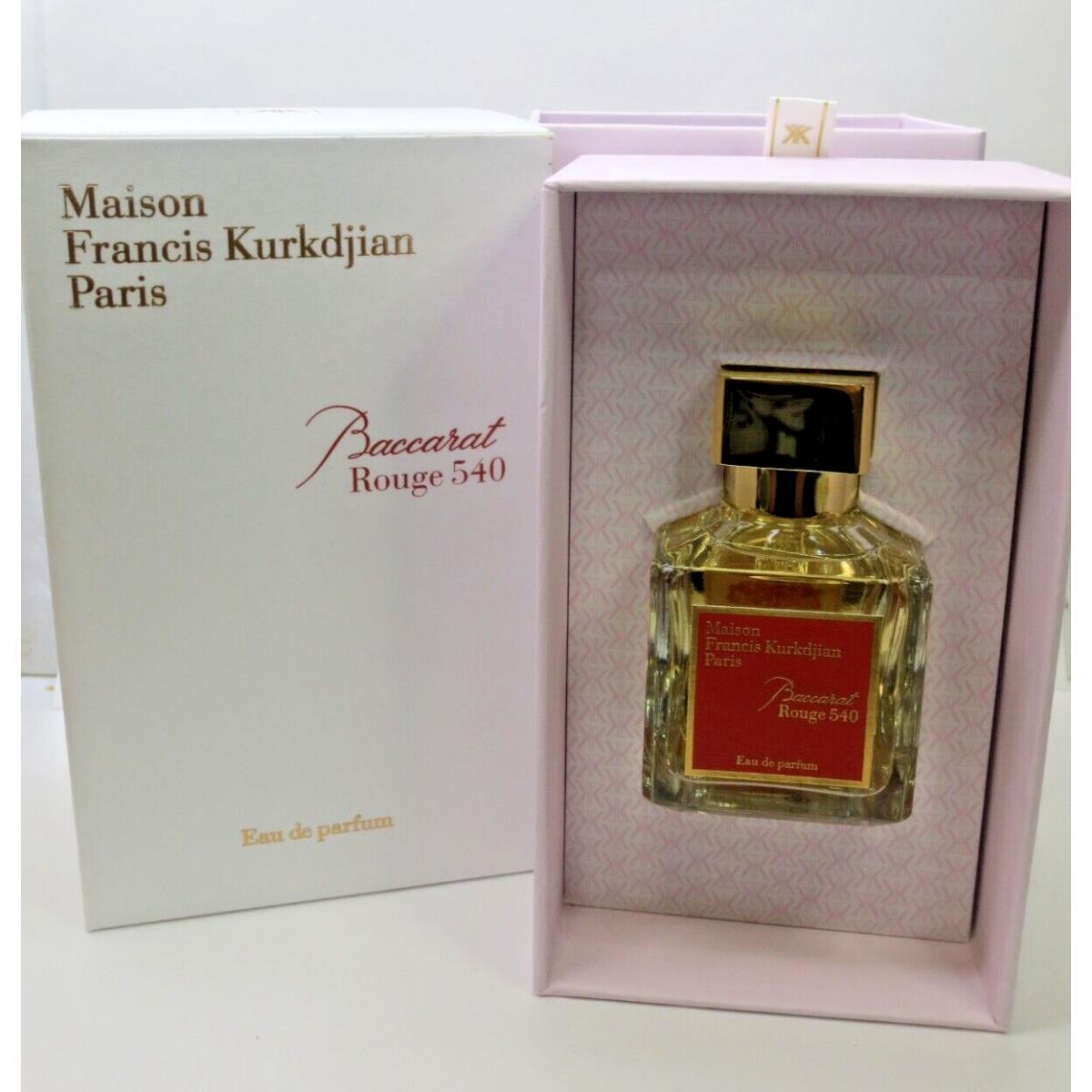 Maison Francis Kurkdjian Baccarat Rouge 540 Eau DE Parfum 2.4 OZ Verified