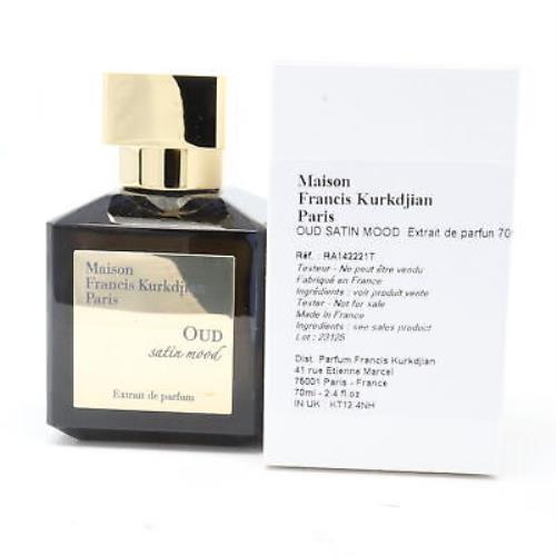 Oud Satin Mood by Maison Francis Kurkdjian Extrait De Parfum 2.4oz
