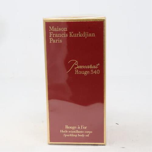 Maison Francis Kurkdjian Baccarat Rouge 540 Sparkling Body Oil 6.8oz