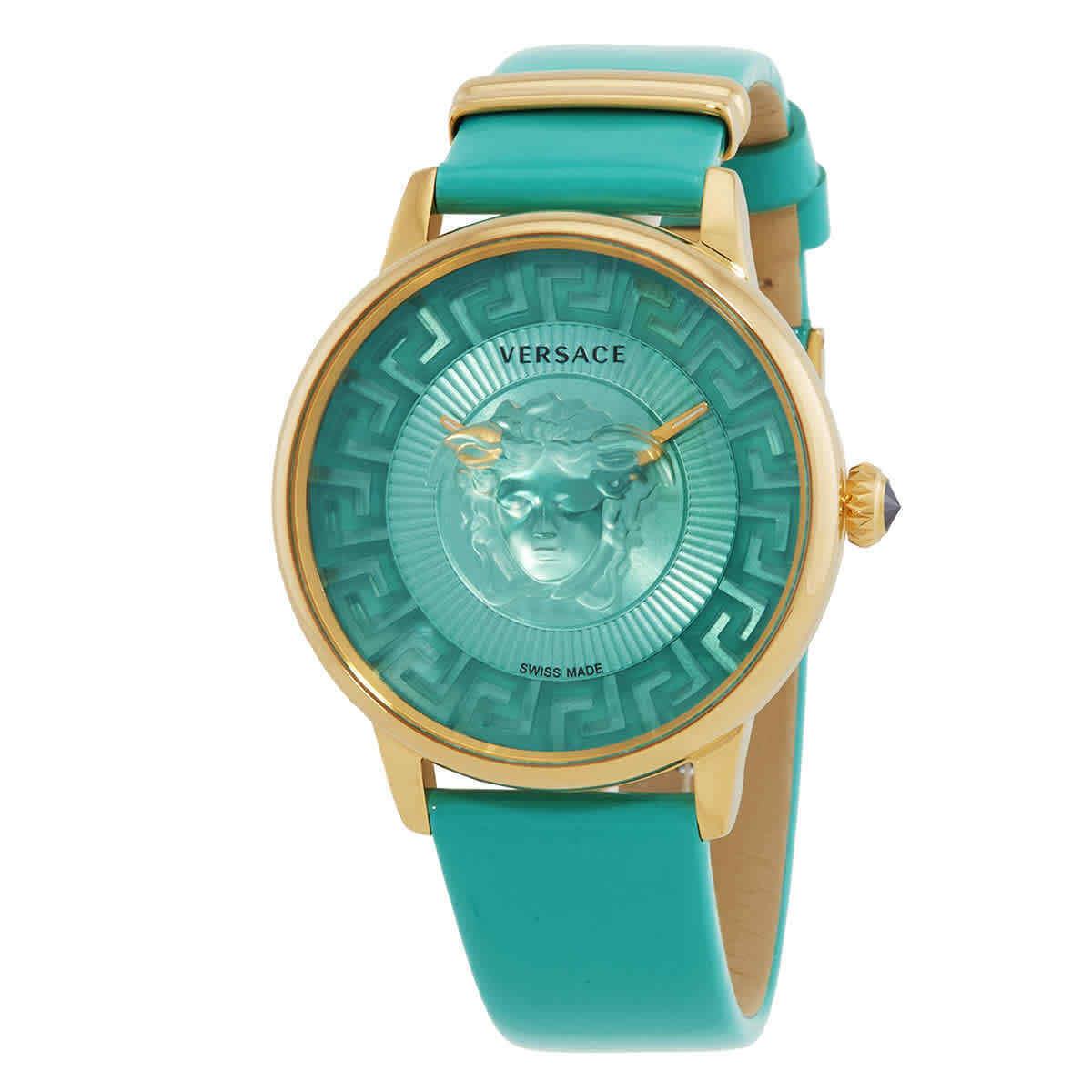 Versace Medusa Alchemy Quartz Light Green Dial Ladies Watch VE6F00723