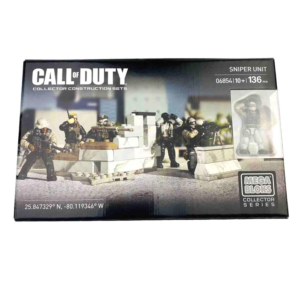Mega Bloks Call of Duty Sniper Unit 06854 Collector Construction Set