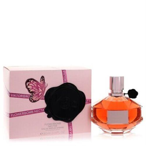 Flowerbomb Nectar by Viktor Rolf Eau De Parfum Intense Spray 3.04 oz For Women