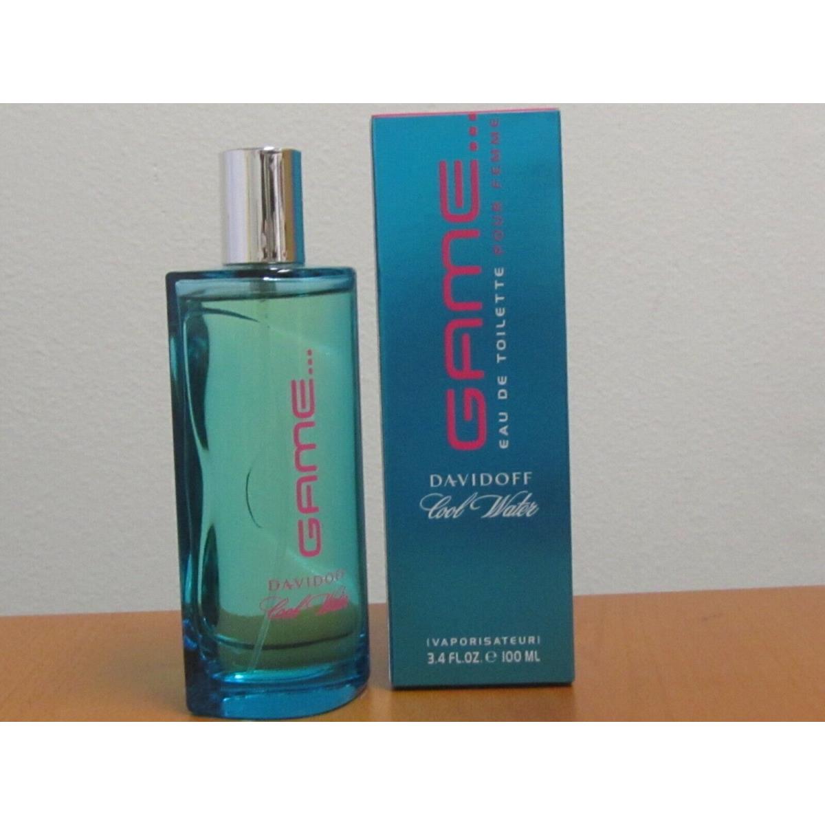 Game Cool Water By Davidoff Perfume Women 3.4 oz /100 ml Eau De Toilette Spray