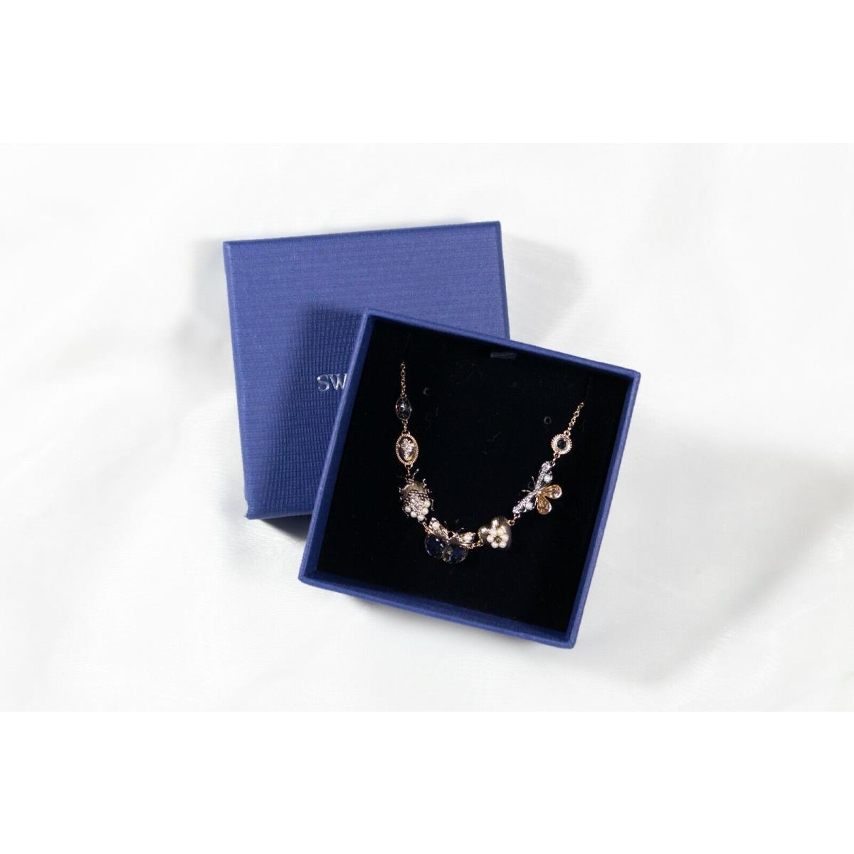 Swarovski Crystal Earring Necklace or Bracelet Magnetic 23k Gold-Plated Necklace 5416780