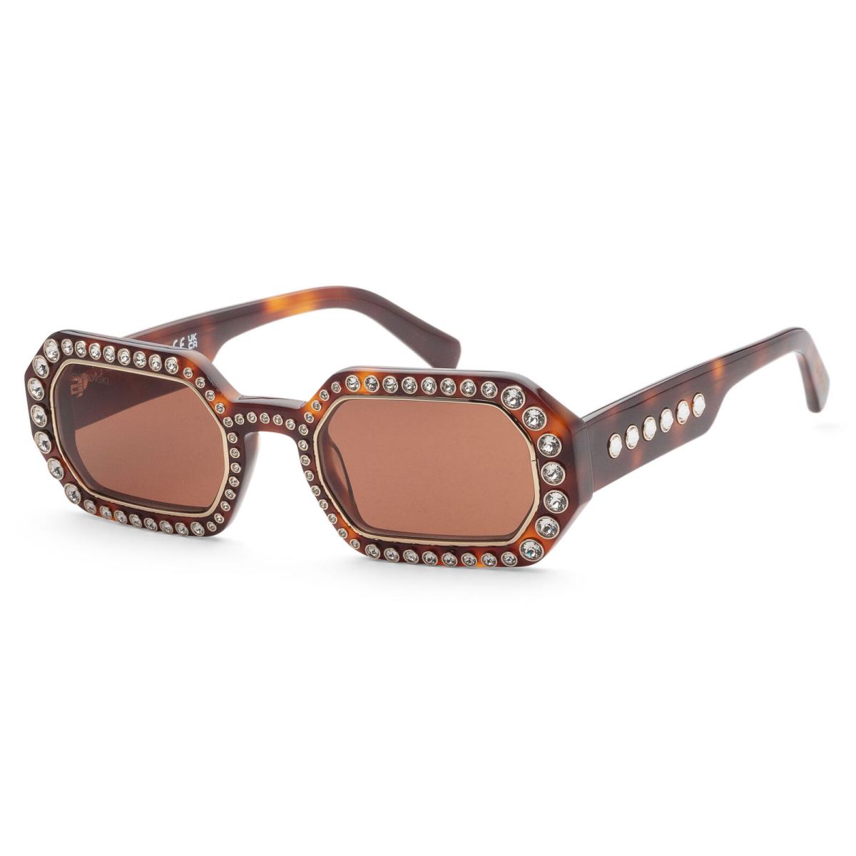 Swarovski Women`s 48mm Brown Sunglasses 5627866