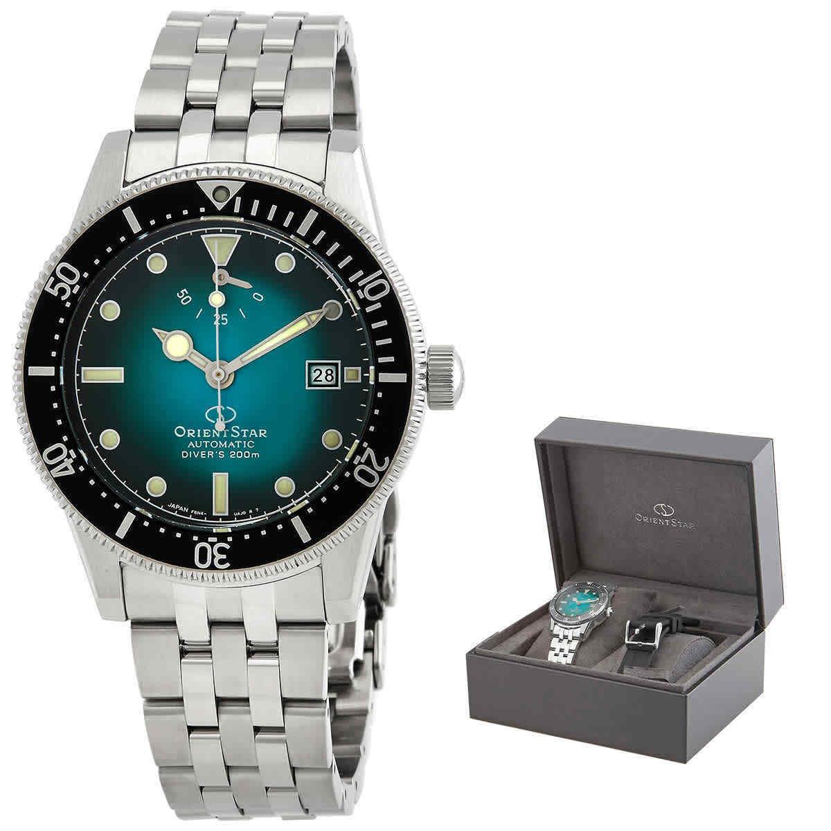 Orient Star Green Dial Men`s Watch RE-AU0602E00B