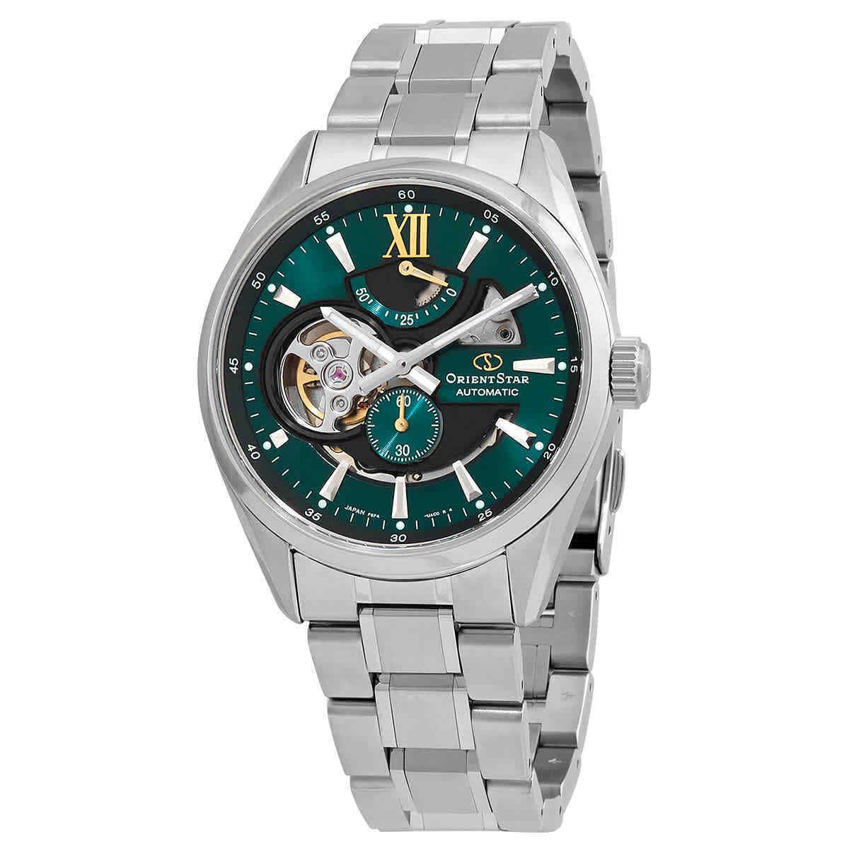 Orient Star Green Dial Men`s Watch RE-AV0114E00B