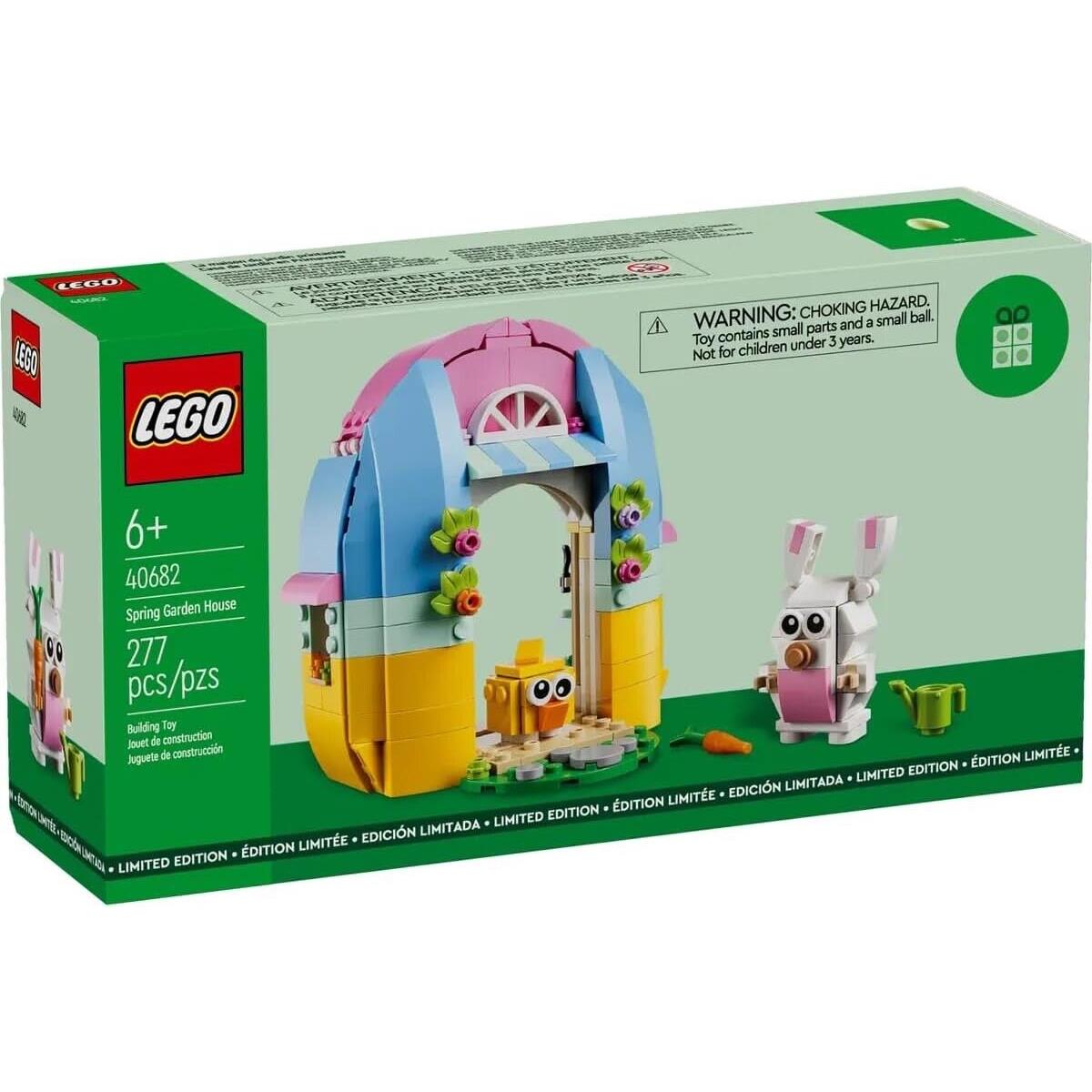 Lego Seasonal Easter Spring Garden House with Bunny Chick Toy Set 277 Pcs