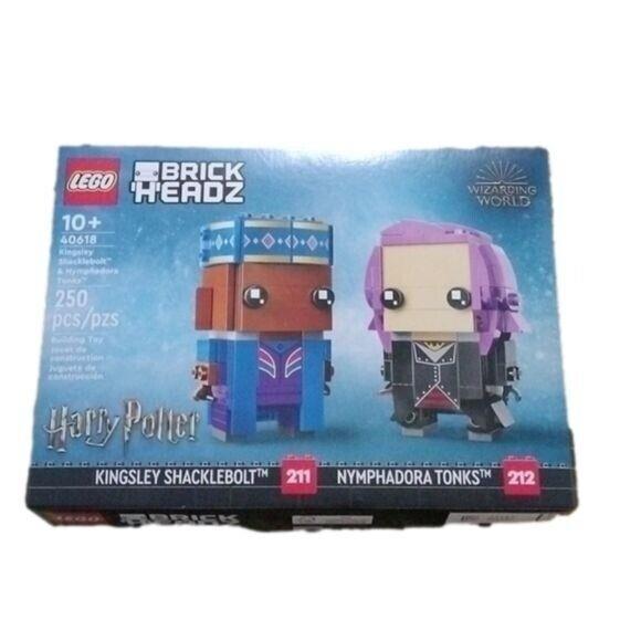 Lego 40618 Brickheadz Kingsley Shacklebolt Nymphadora Tonks Figures