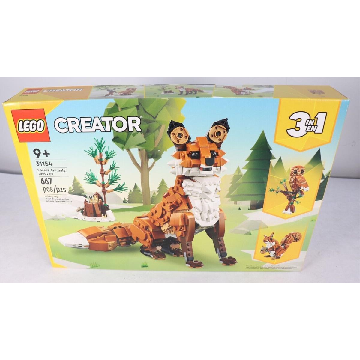 Lego 31154 Creator 3in1 Forest Animals : Red Fox 667pcs