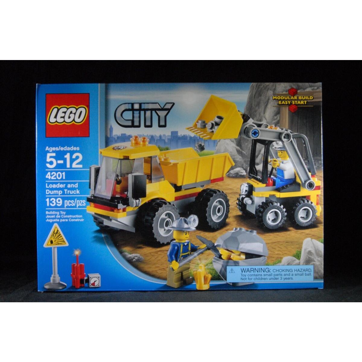 Lego City Loader and Dump Truck 4201 Retired
