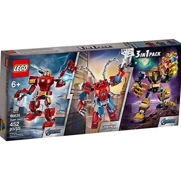 Lego Marvel Super Mech Pack 66635 See Description