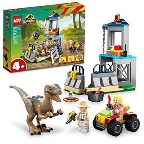 Lego Jurassic Park Velociraptor Escape 76957 Set