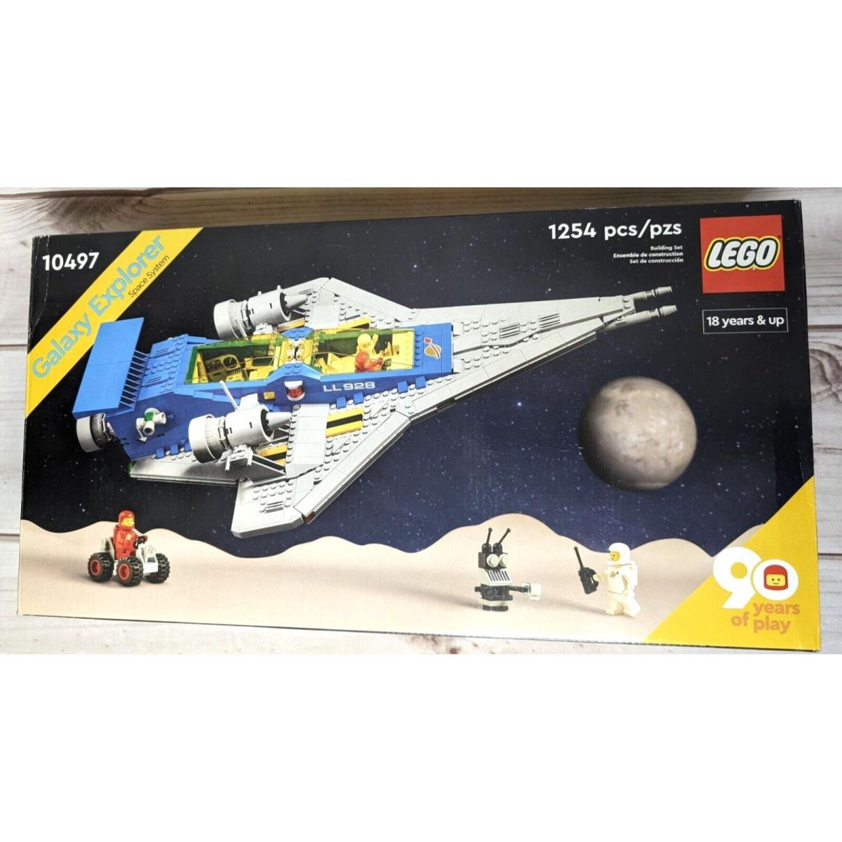 Lego Icons Galaxy Explorer Space System 1254 Piece 90th Anniversary 10497