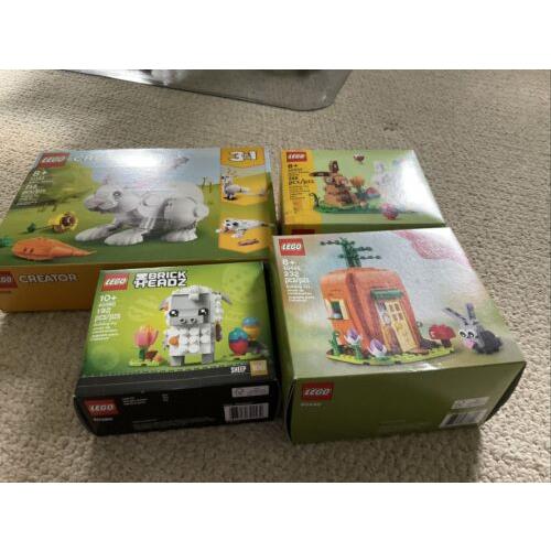 Lego Brickheadz: Easter Sheep 40380 White Rabbit 31133 40449 and 40523