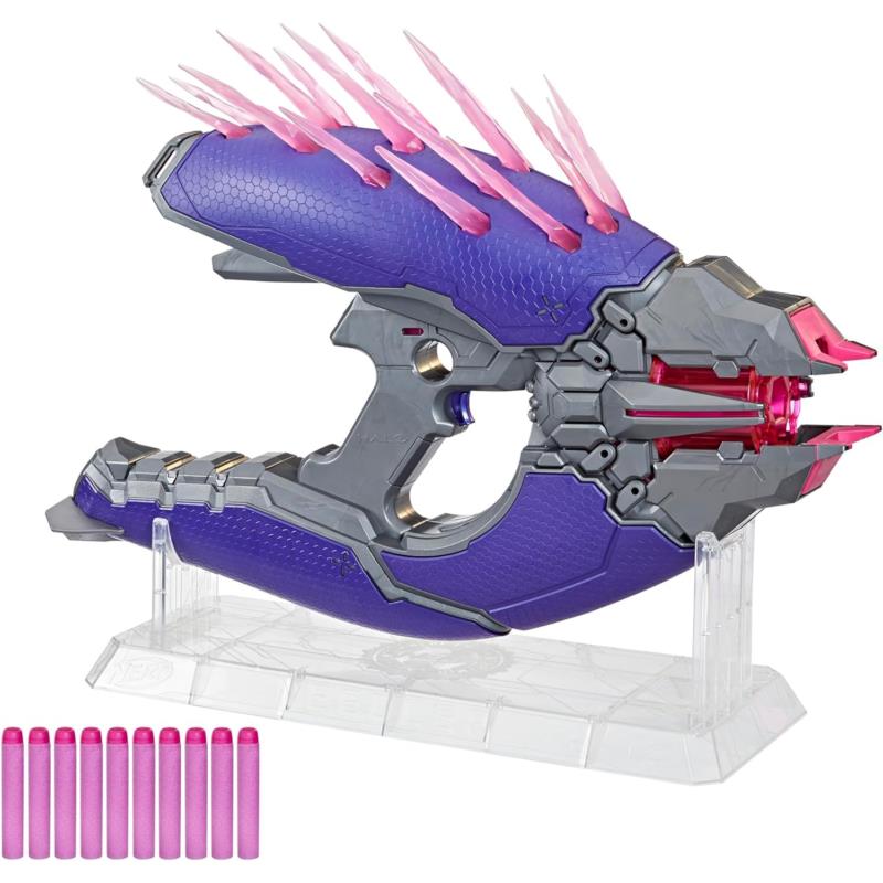 Nerf Lmtd Halo Needler Dart-firing Blaster Light-up Needles 10 Nerf Elite Darts