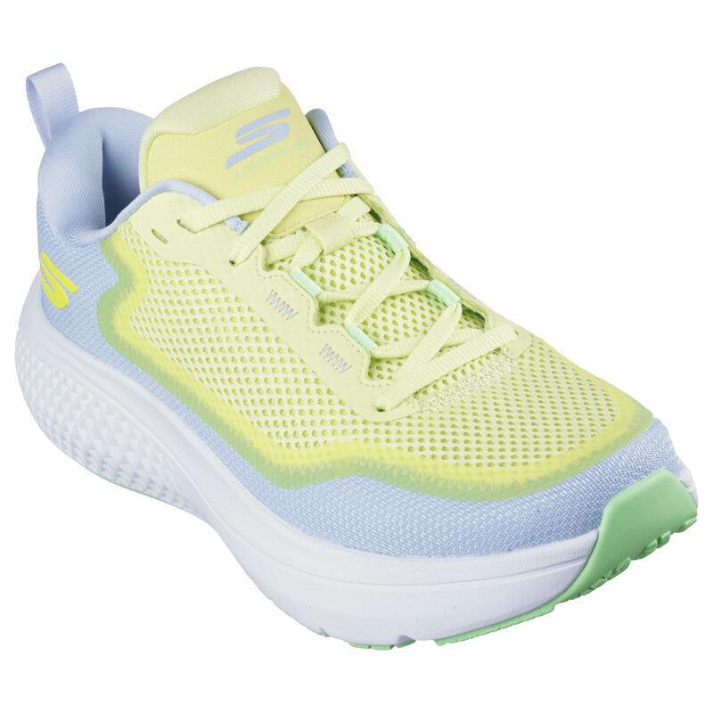 Womens Skechers GO Run Supersonic Max Lime Mesh Shoes