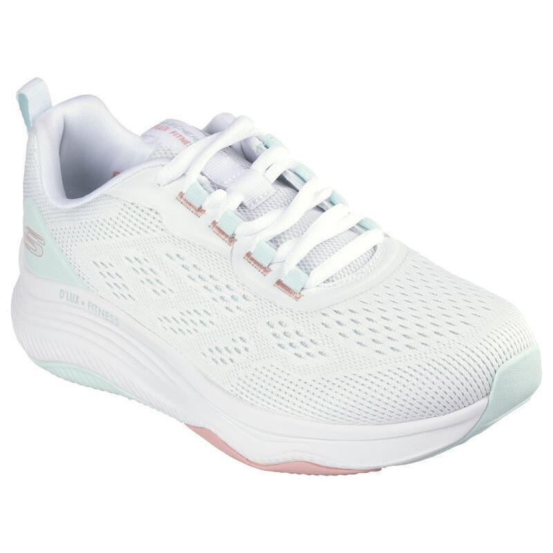 Womens Skechers Relaxed Fit: D Lux Fitness-fresh Feel Mint Multi Mesh Shoes