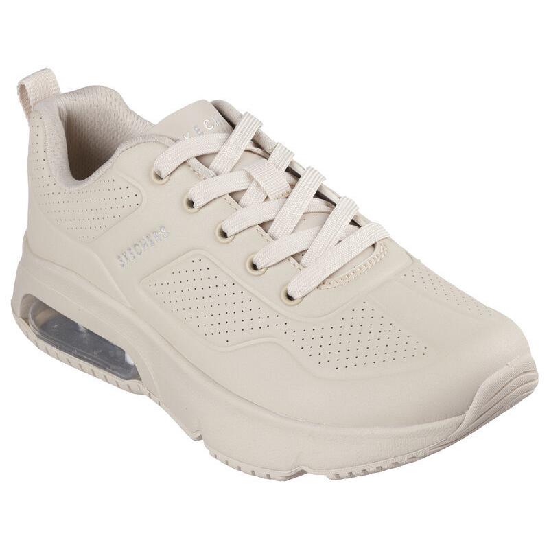 Womens Skechers Uno-evolve-infinite Air Natural Leather Shoes - Beige