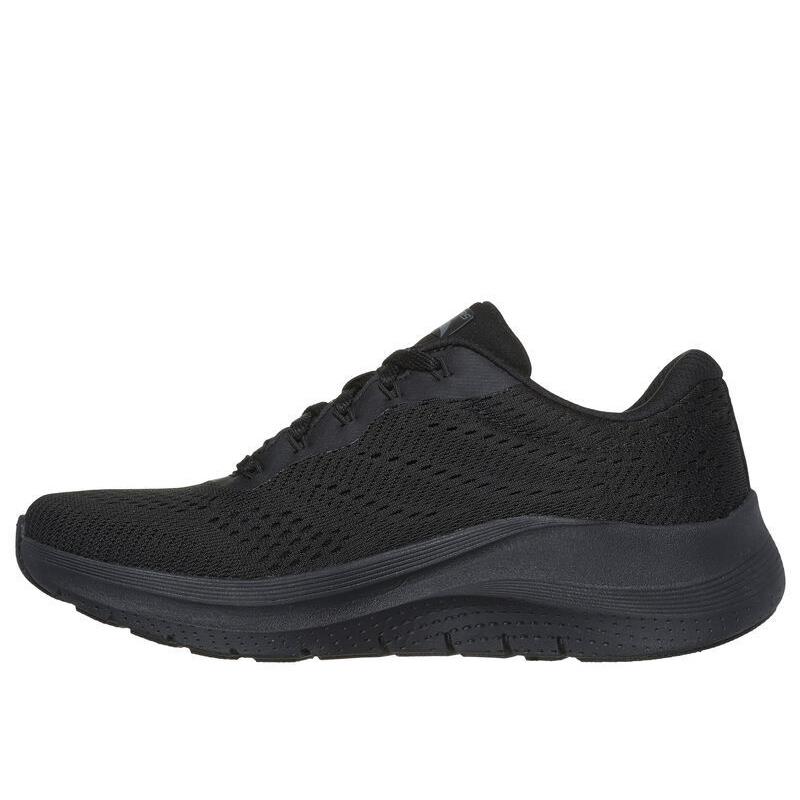 Womens Skechers Arch Fit 2.0-BIG League Light Black Mesh Shoes