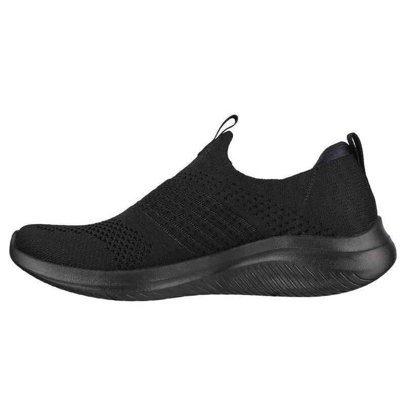 Womens Skechers Ultra Flex 3.0-CLASSY Charm Black Mesh Shoes