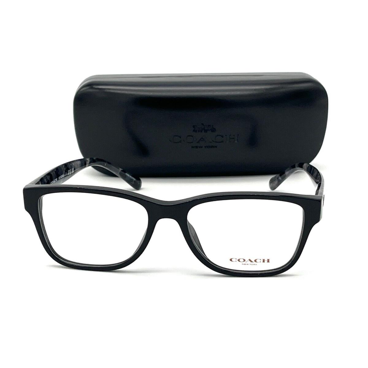 Coach HC6208 5002 Black / Demo Lenses 52mm Eyeglasses