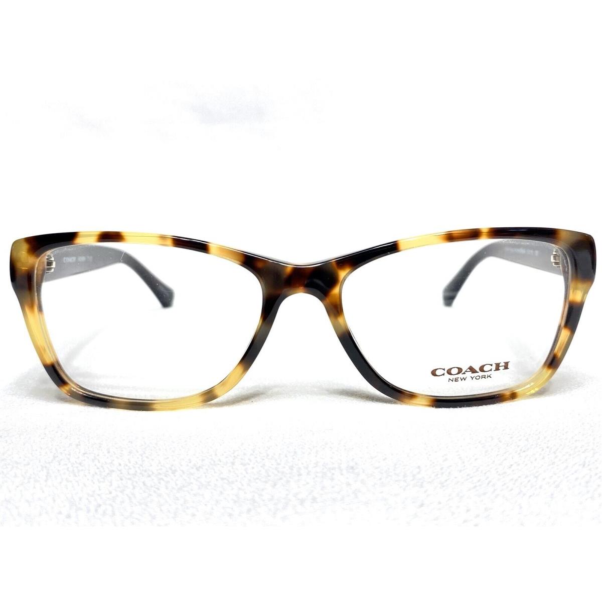 Coach HC6068 5311 Womens Tokyo Tortoise Rectangle Eyeglasses Frames 52/16