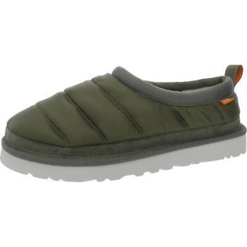 Ugg Mens Tasman Green Leather Slip-on Sneakers Shoes 9 Medium D Bhfo 5621