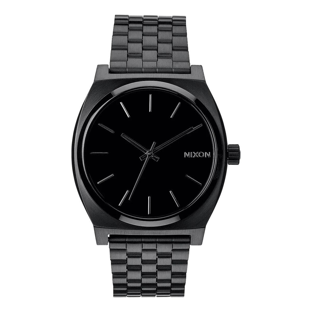 Nixon Men`s Watch Time Teller Watch All Black