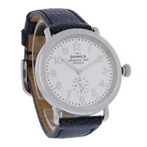 Shinola The Runwell Series Mens Stainless Grey Dial Quartz Watch S0120018280