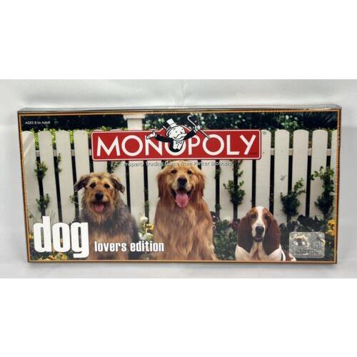 Dog Lovers Collectors Edition Monopoly 2007 Parker Brothers Rare