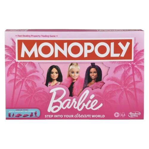 RI Hasbro Barbie Monopoly Family Board Game