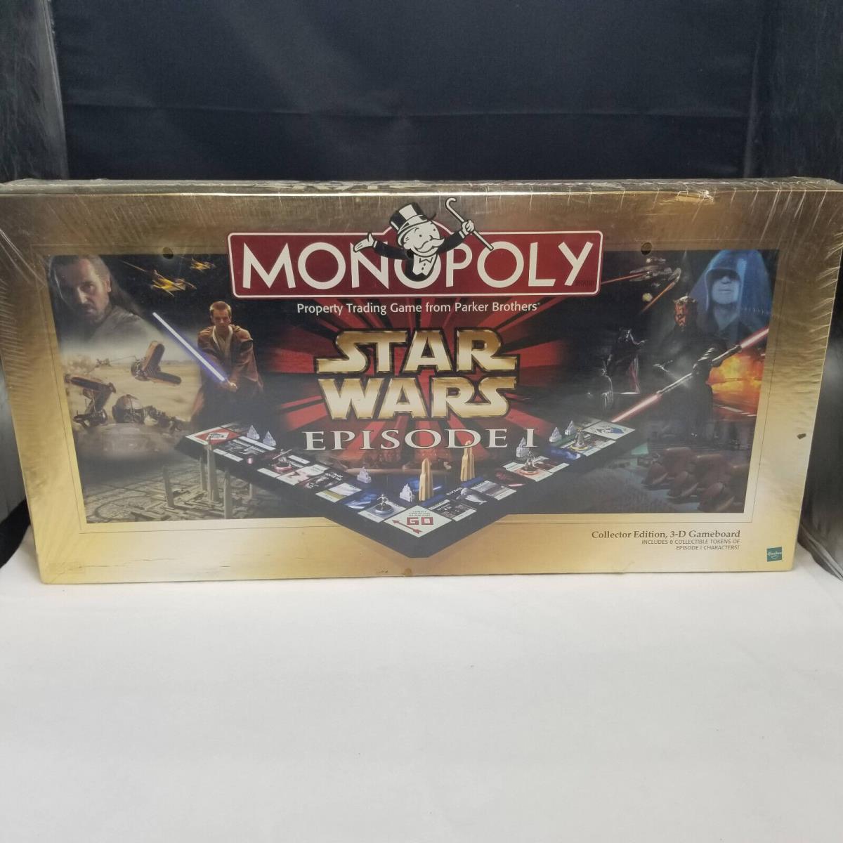 Star Wars Episode 1 Monopoly Collector Edition 3-D Board Game 1999