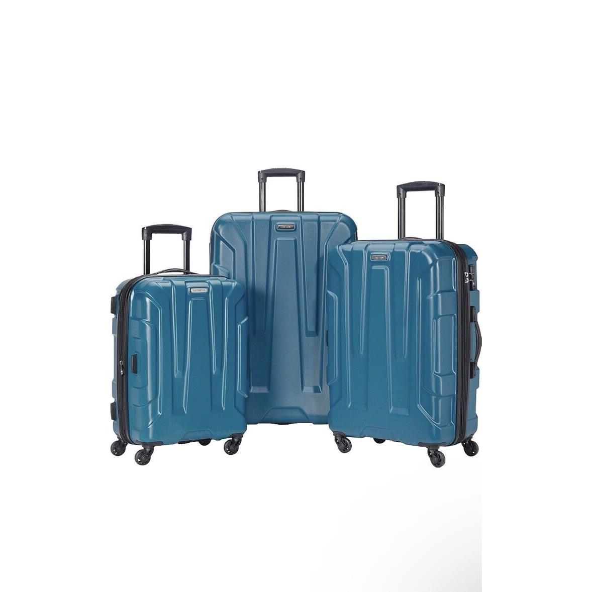 Samsonite Centric Hardside Expandable Luggage with Spinner Wheels Caribbean 3PC