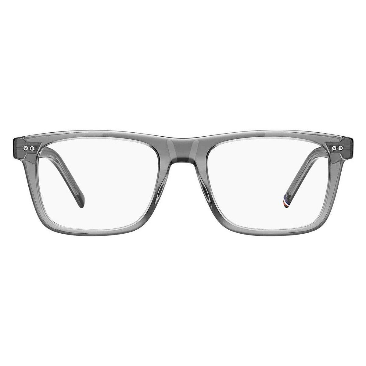 Tommy Hilfiger 1892 Eyeglasses Men Gray Rectangle 52mm