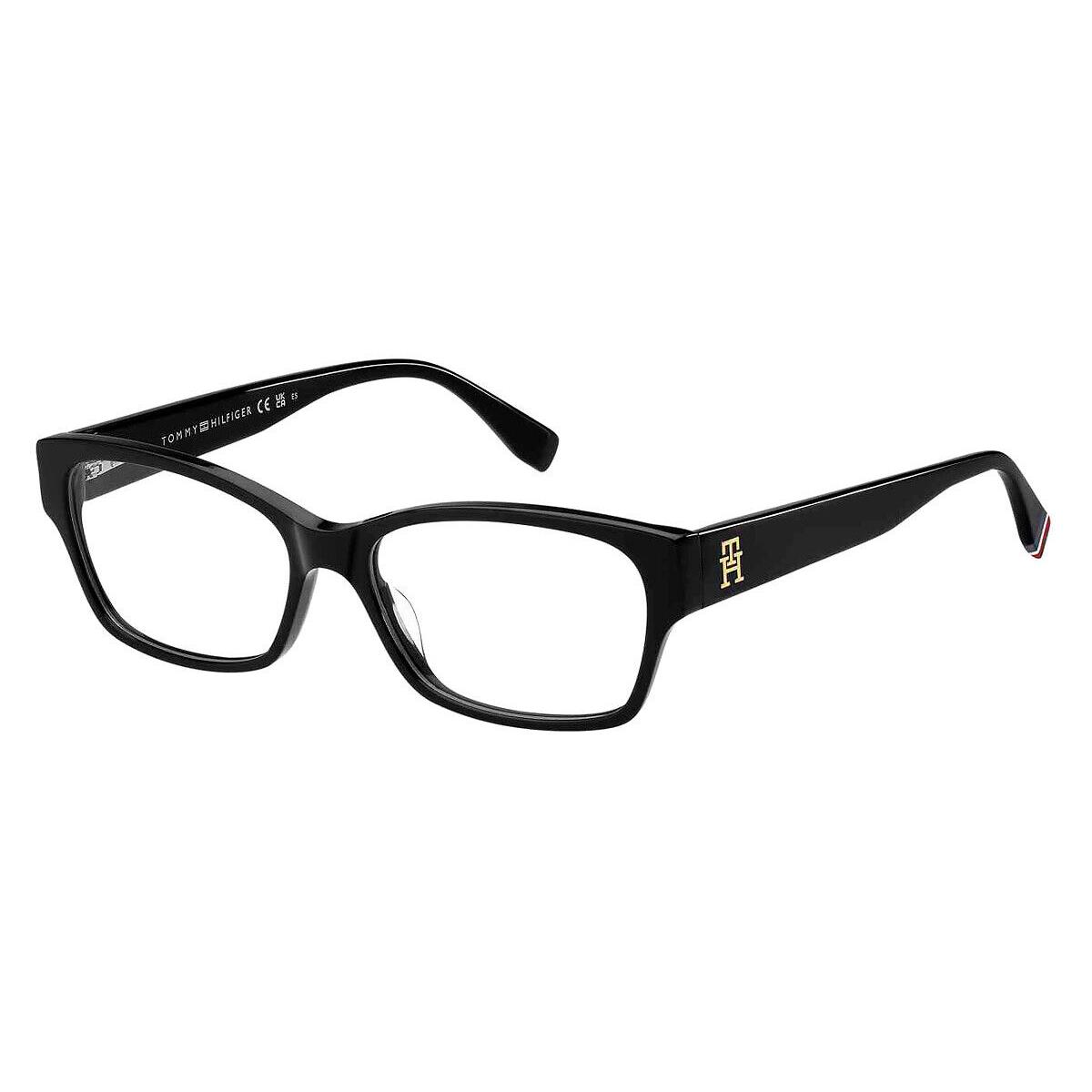 Tommy Hilfiger Thf Eyeglasses Women Black 54mm - Frame: Black, Lens: Demo