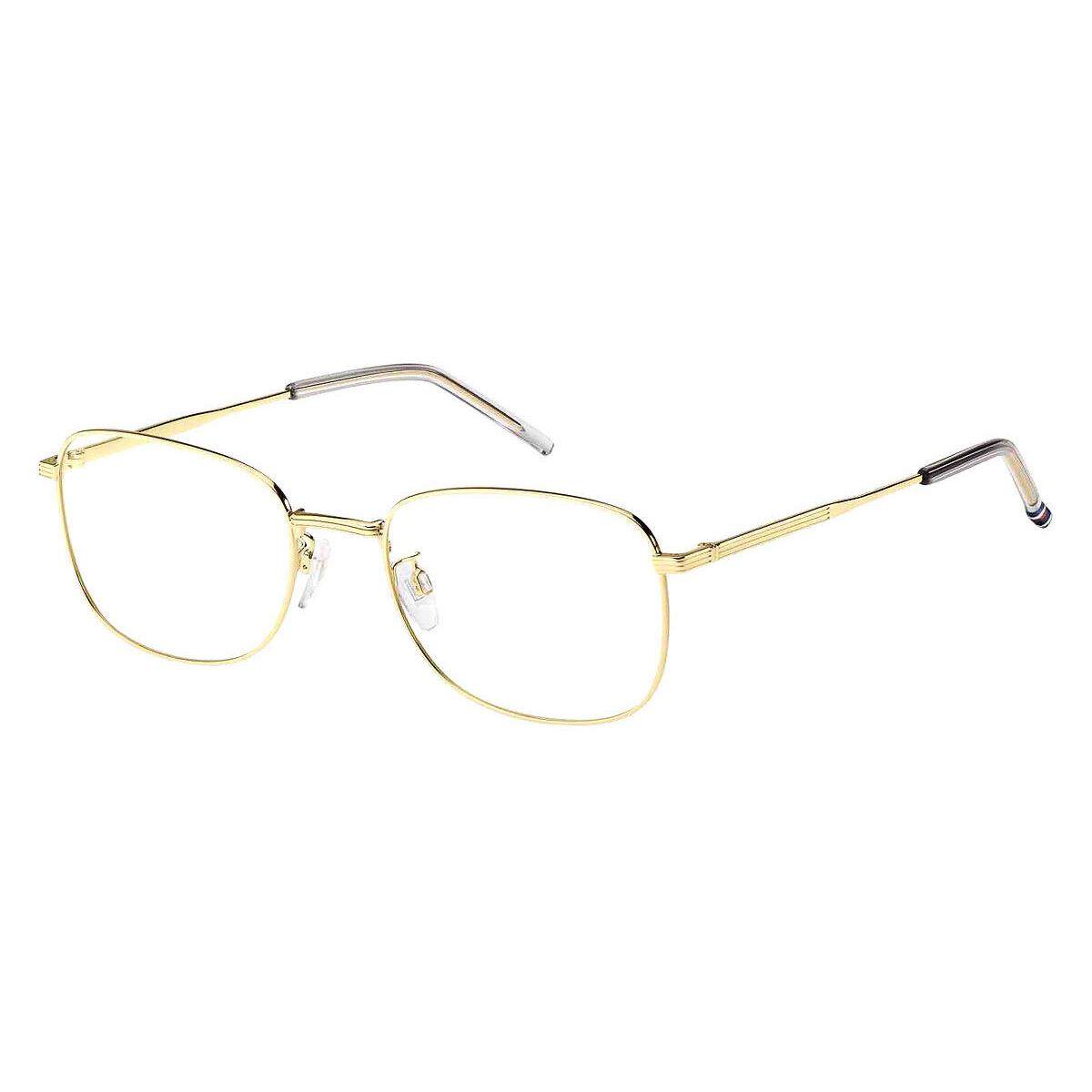 Tommy Hilfiger Thf Eyeglasses Men Gold 57mm - Frame: Gold, Lens: Demo