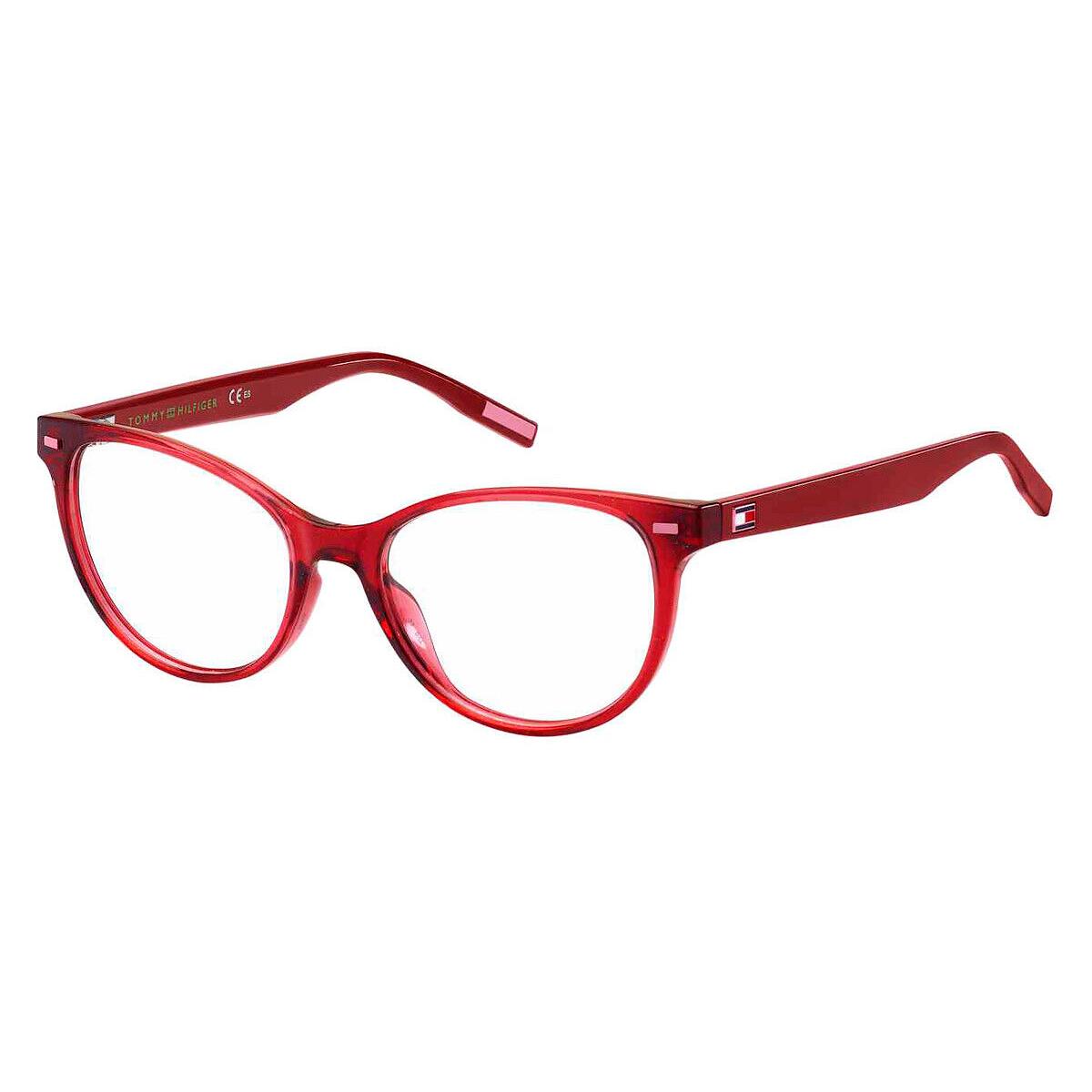 Tommy Hilfiger Thf Eyeglasses Kids Red Glitter 48mm - Frame: Red Glitter, Lens: Demo