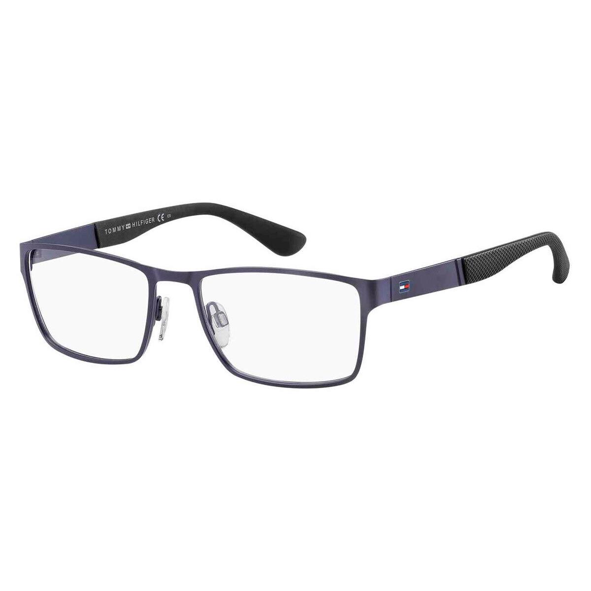 Tommy Hilfiger 1543 Eyeglasses Men 0PJP Blue Rectangle 56mm